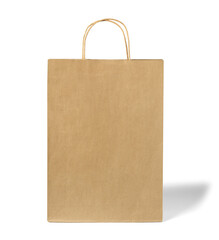 Poster - bag paper isolated package brown blank shopping paper bag retail  container sale store gift shop design