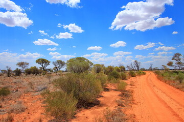 Canvas Print - Australian outback wilderness and remoteness