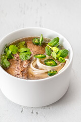 Wall Mural - Bowl of Vietnamese pho bo