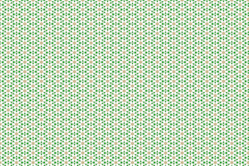 Poster - green seamless pattern with shapes. Abstract pattern Seamless geometric of Islamic. Green and white mosaic ornament. Green halftone background. 