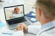 © Kostiantyn - Nice old woman having online consultation with doctor