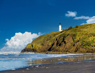 Sticker - North Head Lighthouse at Pacific coast, built in 1898