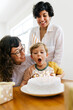 © (JLco) Julia Amaral - Lesbian family celebrating son's birthday