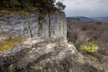 Sticker - Cliff of Chantemerle les Grignan in Provence, France