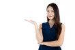 © Bangkok Click Studio - Happy Asian woman showing empty space