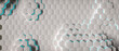 © rtype - futuristic honeycomb background (3d rendering)
