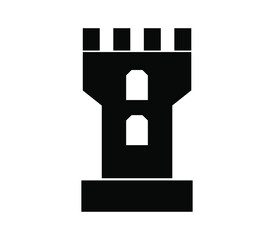 Sticker - Castle tower icon