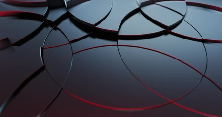 Poster - clean corporate business background with metallic material and lighting. perfect for screen, text ov