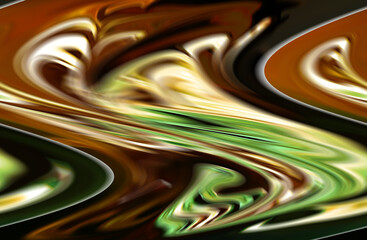 Aufkleber - abstract background liquid brown motion blur.