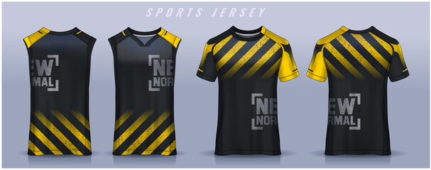 t-shirt sport design template, Soccer jersey mockup for football club, Running singlet,basketball Tank top.