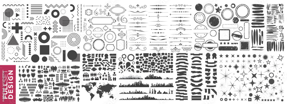 design collection Stock Vector | Adobe Stock