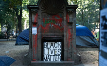 Black Lives Matter, Park Setting During Portland, Oregon Riots (PDX)