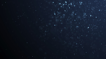 Poster - Dust particles. Abstract background of particles. Dots background. Futuristic digital dots background. 3d rendering.