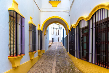 Wall Mural - Spain, Ronda streets in historic city center