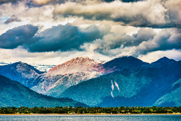 Canvas Print - Pumalin Nature Sanctuary from The Sound Chile