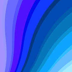 Poster - blue waves background in modern style. Graphic element vector. Futuristic design. Elegant modern. Stock image. EPS 10.