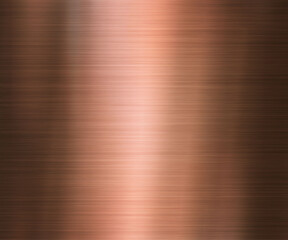 Brushed copper sheet metal background concept