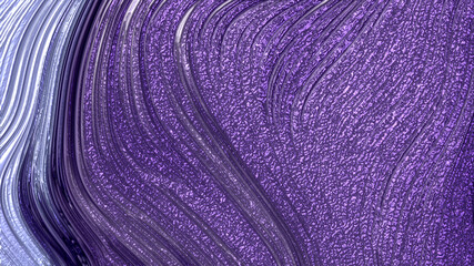 Canvas Print - Waves purple violet with luxury texture background. Abstract 3d illustration, 3d rendering.