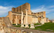 Sardis Antic City Ruins With Gymnasium In Salihli, Manisa Province, Turkey