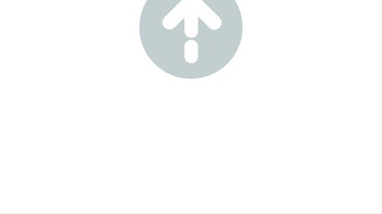 Poster - Social Media swipe Arrows animation on white.