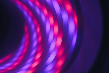 Aufkleber - Abstract swirl tunnel with violet light on a background pattern textured for design.