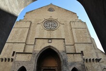 Napoli - Scorcio Della Chiesa Di Santa Chiara Da Via San Biagio Dei Librai