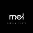 MEL Letter Initial Logo Design Template Vector Illustration