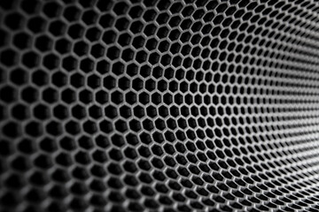 horizontal black trellised background