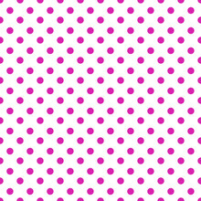 Pink Polka Dots Seamless Repeat Pattern