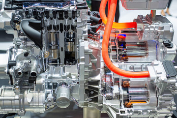  Car engine ,The new Technology E-power System offers full electric motor drive engine to charge the high-output battery