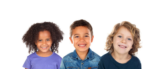 Poster - Multiethnic group of children