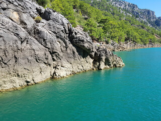 Wall Mural - rocky coast of the sea