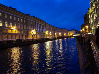 Wall Mural - city by night