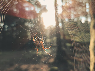 spider in the web