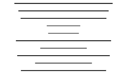 Poster - Random straight parallel lines, stripes geometric abstract vector element