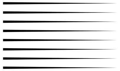 Poster - Random straight parallel lines, stripes geometric abstract vector element