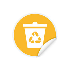 Poster - Recycle Bin - Sticker