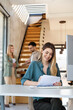 © NDABCREATIVITY - Professional business people working as a team in corporate office