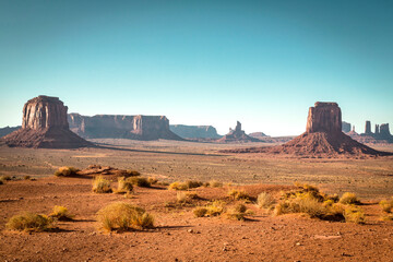 Monument Valley on the Arizona–Utah state line