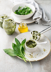 Poster - Wild garlic pesto