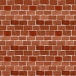 Red brick wall seamless pattern. Backgrounds and wallpapers for invitations, cards, fabrics, packaging, textiles and other purposes. Watercolor illustration.
