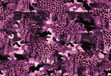 Abstract Seamless Leopard Print