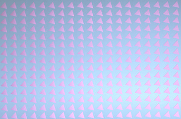 Poster - 3D pastel pattern with lots of triangles on blue background. Beautiful wallpaper. Abstract bright colorful illustration