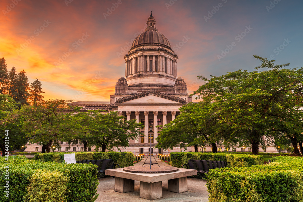 Olympia, Washington, USA State Capitol Building Stock Photo | Adobe Stock