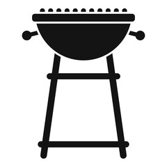 Poster - Brazier icon, simple style