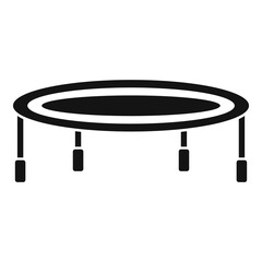 Sticker - Gym trampoline icon, simple style