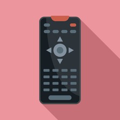 Poster - Remote control icon, flat style