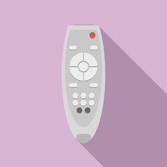 Poster - Television remote control icon, flat style