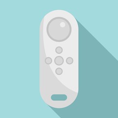 Poster - air conditioner remote control icon, flat style