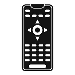 Poster - Remote control icon, simple style